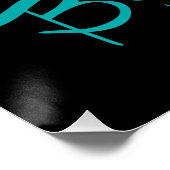 Fitness Tulip Light Blue Believe Poster (Coin)