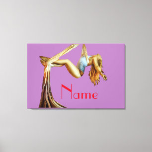 fitness van luchtyogo Thunder_Cove Canvas Afdruk