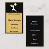 Fitness Visitekaartjes (Voorkant / Achterkant)