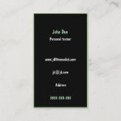 Fitness Visitekaartjes (Achterkant)