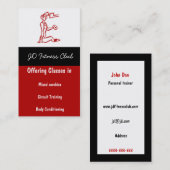 Fitness Visitekaartjes (Voorkant / Achterkant)