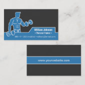 Fitness Visitekaartjes voor carrosseriebouw (Voorkant / Achterkant)