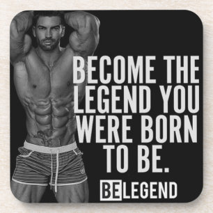 Fitness voor buikbouw Gym Workout Motivatie Drankjes Onderzetter