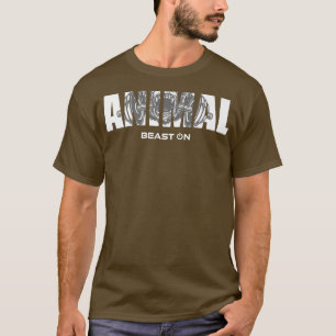 Fitness voor gym Motivatie van DIERLIJKE Gorilla D T-shirt