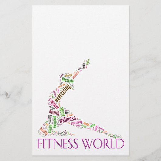 Fitness wereld flyer (Voorkant)