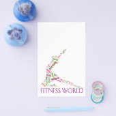 Fitness wereld flyer (Enkel)