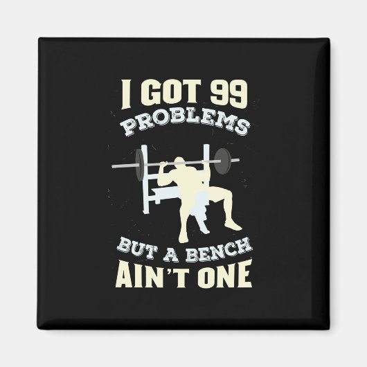 Fitness Workout Bodybuilding Magneet (Voorkant)