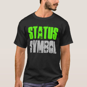 Fitness Workout GROEN EN GRIJS STATUSSYMBOL LOL T-shirt