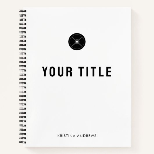 Fitness Workout Health Journal Mannen Vrouwen Notitieboek (Voorkant)