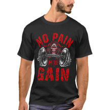 Fitness Workout Shirt 2025 | Geen pijn Geen winst