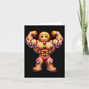 Fitness X-mas Vakantie Bodybuilding Mannen Vrouwen Kaart