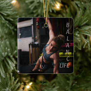 Fitness Yoga Balans Leven Keramisch Ornament