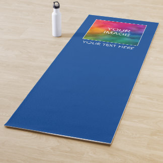 Fitness Yoga Mats Jouw tekst Foto hier Deep Blue Yogamat