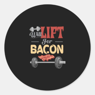 Fitness zal een einde maken aan de bacterie bodybu ronde sticker