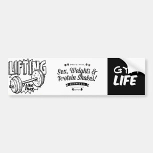 fitnessbumper bumpersticker