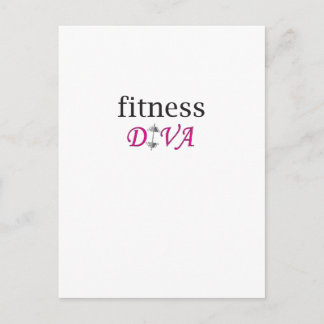 fitnessdiva briefkaart