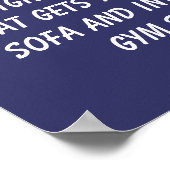 Fitnessdoelstellingen Poster (Hoek)