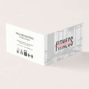 Fitnessgezondheid Leider Gym Eigenaar Visitekaartjes