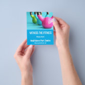 fitnessmanifestatie of expo flyer (Hand)