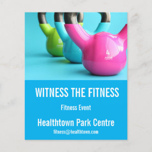 fitnessmanifestatie of expo flyer