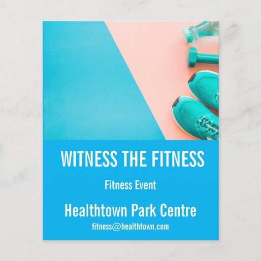 fitnessmanifestatie of expo flyer (Voorkant)