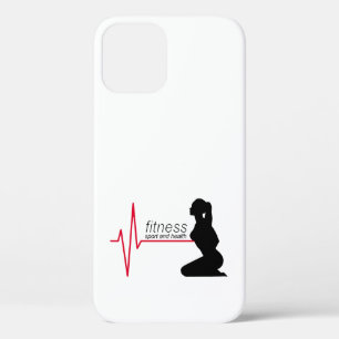 Fitnessmeisje iPhone 12 Hoesje