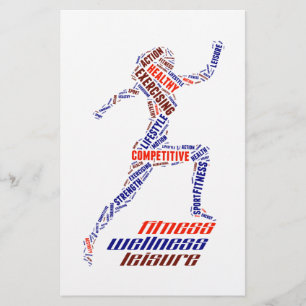Fitnessmeisje Flyer