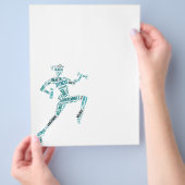 Fitnessmeisje Flyer (Hand)