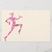 Fitnessmeisje Flyer (Achterkant)