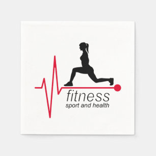Fitnessmeisje Servet