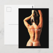 Fitnessmodel Tanlines Thunder_Cove Briefkaart (Voorkant / Achterkant)