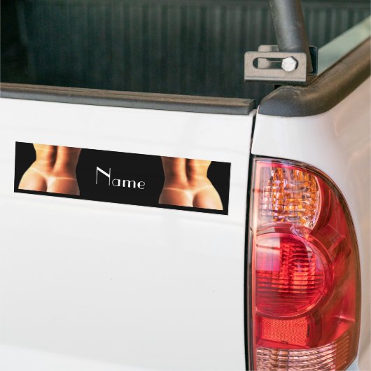 Fitnessmodel Tanlines Thunder_Cove Bumpersticker (Op Truck)