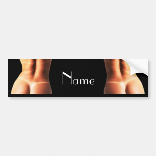 Fitnessmodel Tanlines Thunder_Cove Bumpersticker (Voorkant)