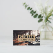 fitnessruimte | oefening visitekaartje (Staand voorkant)