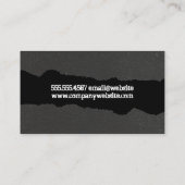 fitnessruimte | Personal Trainer Logo Visitekaartje (Achterkant)