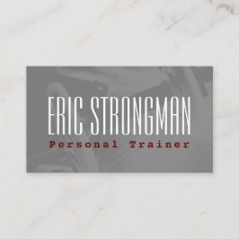 fitnessstijl ouderwetse gym cover visitekaartje
