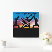 Fitnessthema Vierkante Klok (Huis)