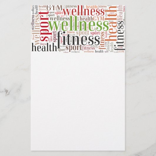 Fitnesswoorden Flyer (Voorkant)