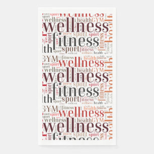 Fitnesswoorden Servet