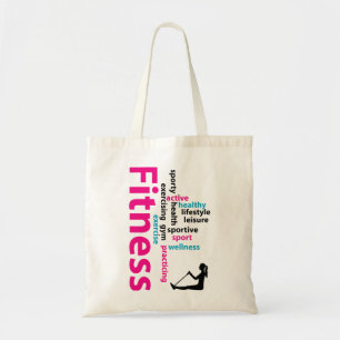 Fitnesswoorden Tote Bag