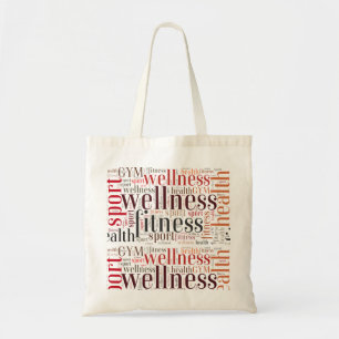 Fitnesswoorden Tote Bag