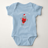 Fits Me to a Manatee Funny Christmas Novelty Romper (Voorkant)