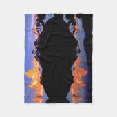 Fitz Roy Group Reflecteerde in Glacial Lakes Fleece Deken (Voorkant)