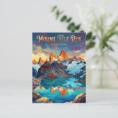 Fitz Roy Trek Argentina Briefkaart (Staand voorkant)