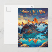 Fitz Roy Trek Argentina Briefkaart (Voorkant / Achterkant)