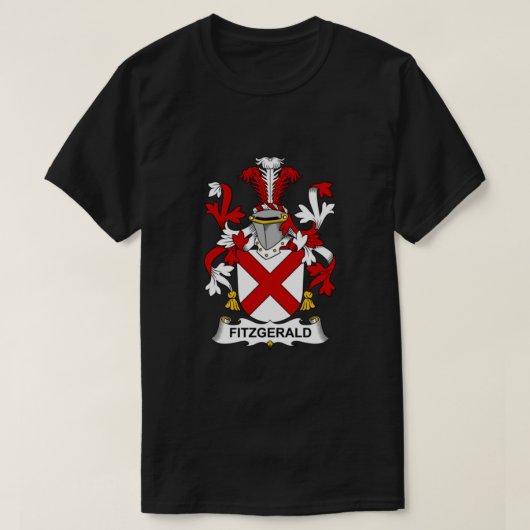 Fitzgerald Coat of Arms - Family Crest Shirt (Design voorkant)