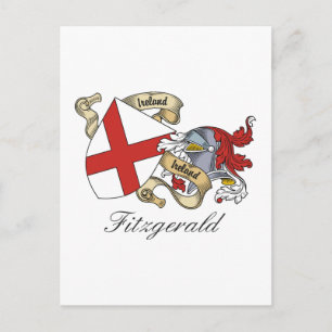Fitzgerald Family Crest Briefkaart