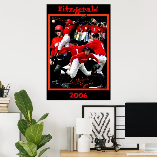 Fitzgerald Freshman Baseball Poster (Thuiskantoor)