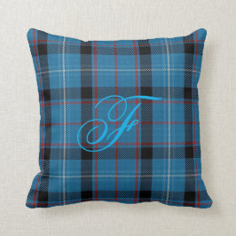 Fitzgerald Tartan Monogram Pillow Kussen
