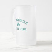 Fitzpatrick's Ierse Pub Matglas Bierpul (Voorkant links)